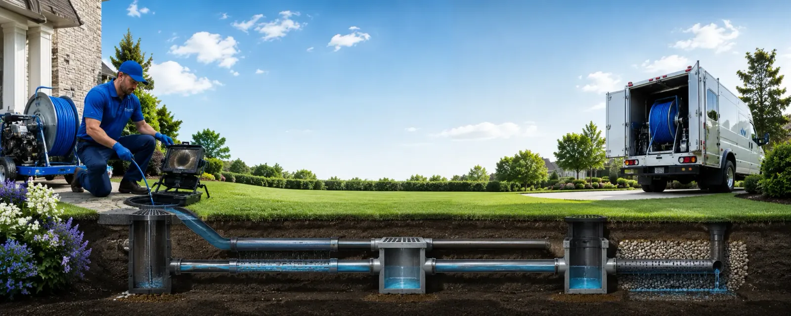 Outdoor drain cleaning information for Wallingford, IA