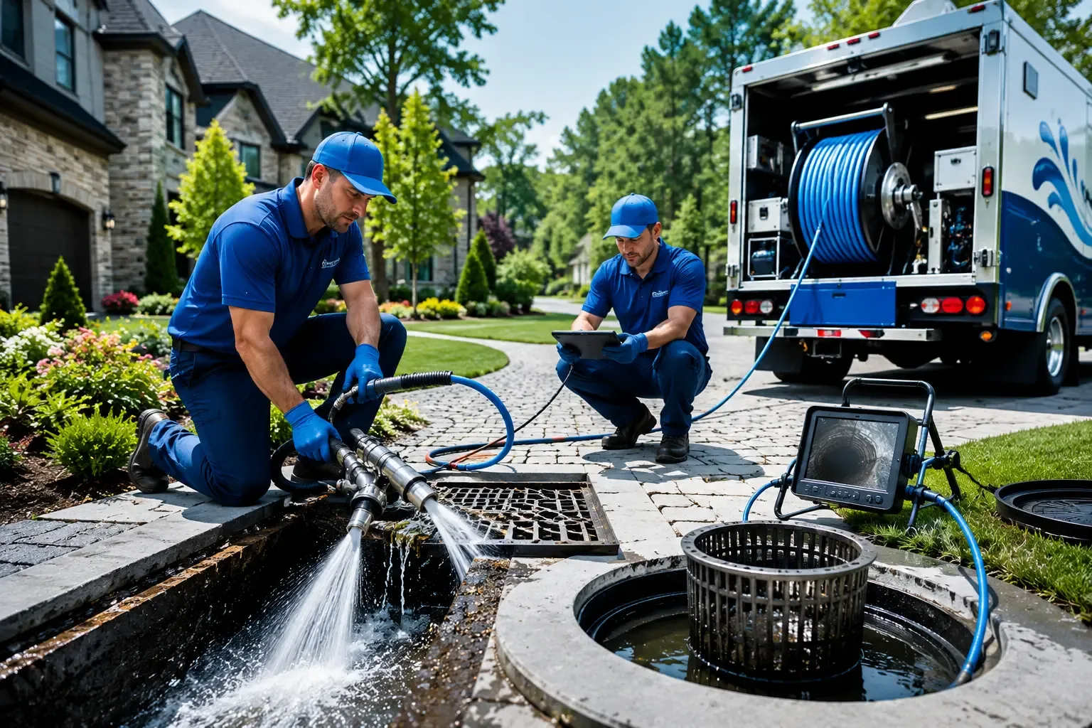 Local outdoor drain cleaning professionals in Wallingford, IA